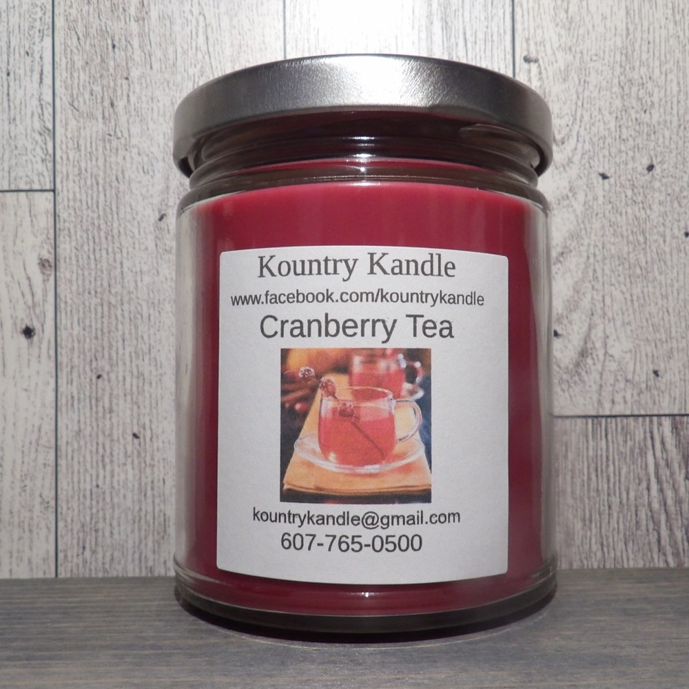 Cranberry Tea Scented Candle